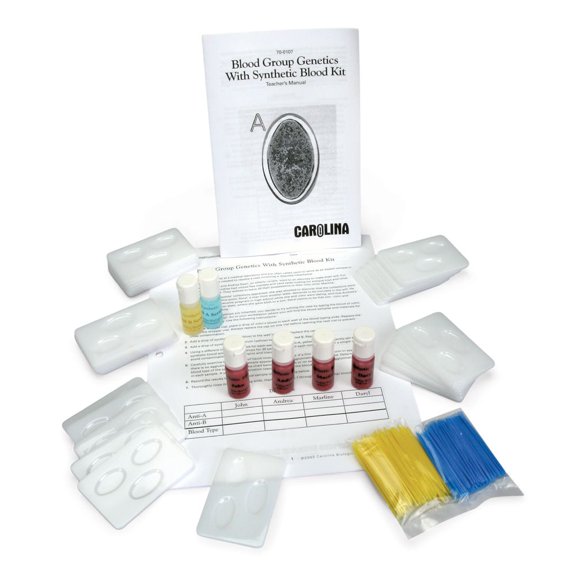 Carolina Synthetic Blood Group Genetics Kit