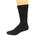 thumbnail image 1 of Carolina Ultimate Diabetic Non-Binding Crew Socks 2 Pair, Black, Men's 10-13, 1 of 2