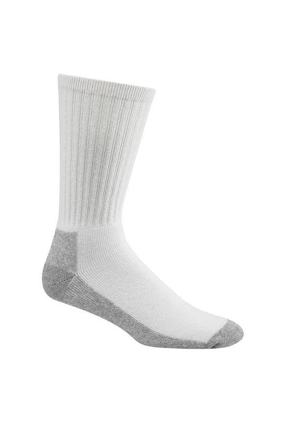 Mills S1221-44H-XL Work Socks, White & Gray, Men's XL, 3-Pk.