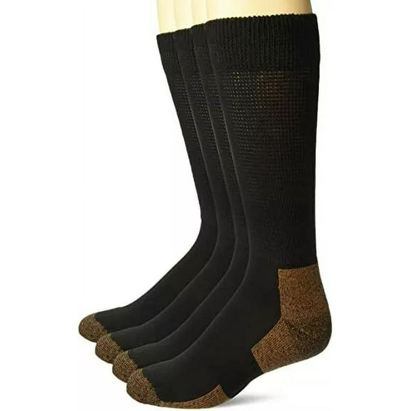 Carolina Ultimate Mens Copper Anti-Odor Non-Binding Crew Boot Socks 2 Pair Pack