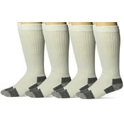 Carolina Ultimate Mens Socks, Big & Tall Work Cotton Mid Calf Boot Socks, 4 Pairs