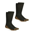 thumbnail image 1 of Carolina Ultimate Mens Socks, Copper Boot Crew Anti-Odor Seamless Cushion Sock, 2 Pair, 1 of 6