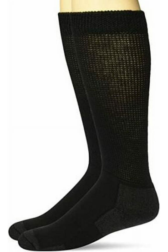 Mens Socks, Non-Binding Merino Wool Boot Crew Socks, 1 Pair