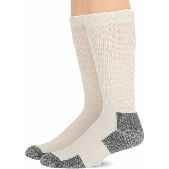 Carolina Ultimate Mens Socks, Non-Binding Merino Wool Boot Crew Socks, 1 Pair