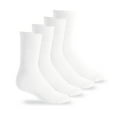 thumbnail image 1 of Carolina Ultimate Mens Womens Socks, Non-Binding Cotton Dress Crew Socks, 4 Pairs, 1 of 3