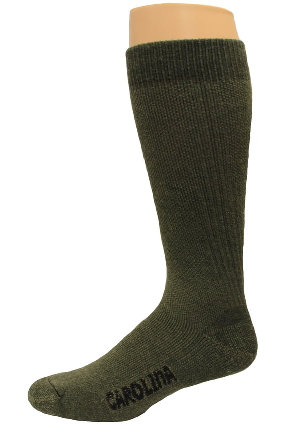 Outdoor Obsession Crew Socks 1 Pair, Olive, Men's 9-13