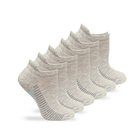 Carolina Ultimate Womens Socks, Sport No Show Moisture Wicking Low Cut Ankle Tab Socks, 6 Pair