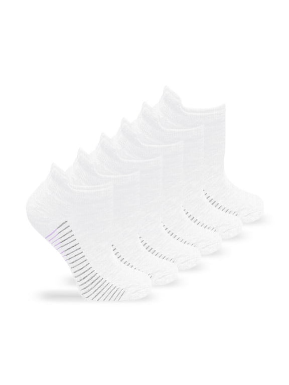 Womens Socks, Sport No Show Moisture Wicking Low Cut Ankle Tab Socks, 6 Pair