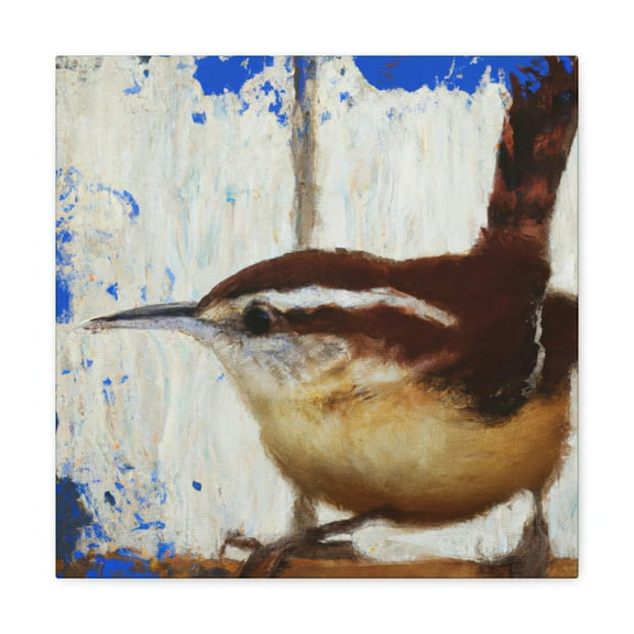 Carolina Wren Pop Art - Canvas