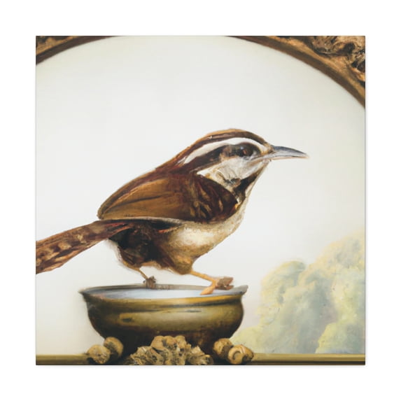 Carolina Wren Portrait - Canvas