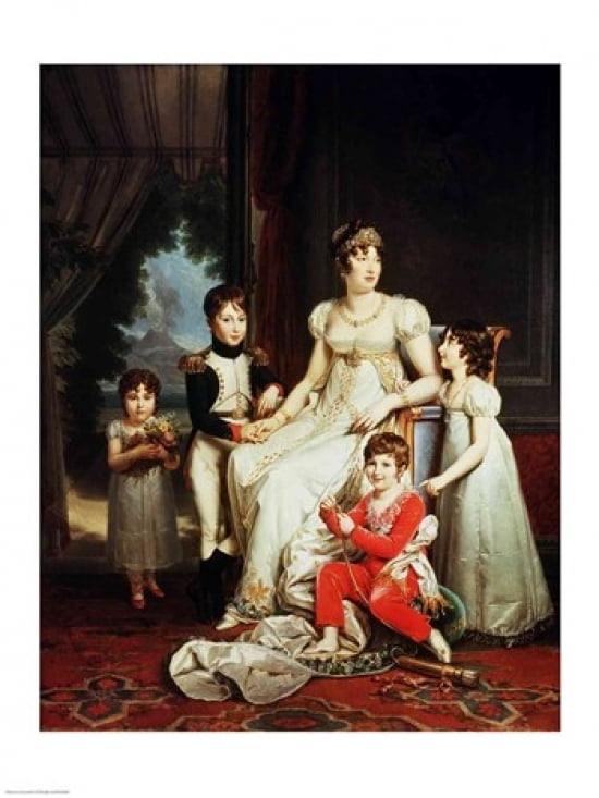 Caroline Bonaparte Canvas Art - Francois Gerard (24 x 36)