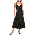 thumbnail image 1 of Caroline Constas womens  Orella Maxi Dress, XL, Black, 1 of 3