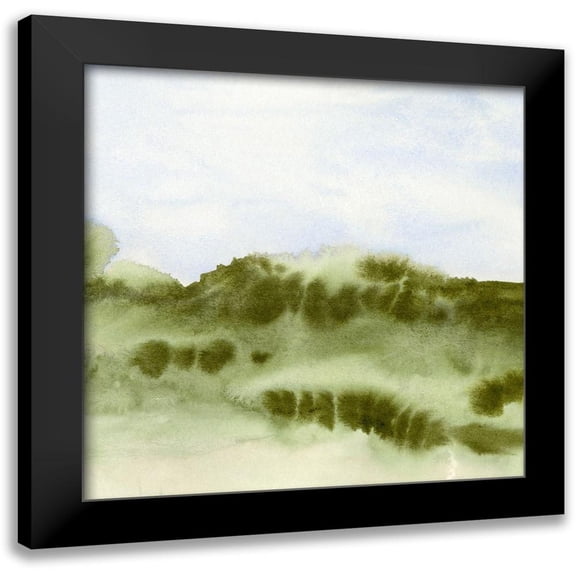 Caroline, Emma 12x12 Black Modern Framed Museum Art Print Titled - Summer Dreamscape II