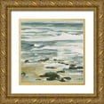 thumbnail image 1 of Caroline, Emma 12x12 Gold Ornate Wood Framed with Double Matting Museum Art Print Titled - Low Tide II, 1 of 4