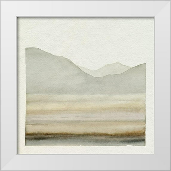 Caroline, Emma 12x12 White Modern Wood Framed Museum Art Print Titled - Desert Film I