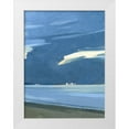 thumbnail image 1 of Caroline, Emma 12x14 White Modern Wood Framed Museum Art Print Titled - Blue Ocean Evening III, 1 of 4