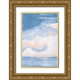 thumbnail image 1 of Caroline, Emma 13x18 Gold Ornate Wood Framed with Double Matting Museum Art Print Titled - The Clouds I, 1 of 4