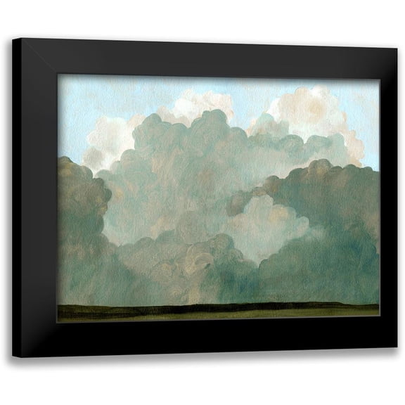 Caroline, Emma 14x12 Black Modern Framed Museum Art Print Titled - Autumn Thunderstorm I