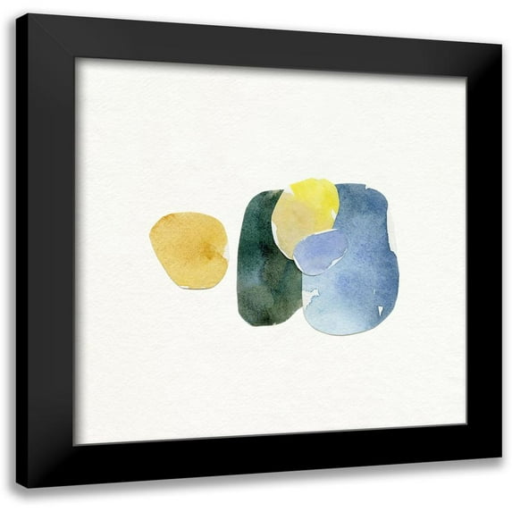 Caroline, Emma 15x15 Black Modern Framed Museum Art Print Titled - Doucet Collage IV