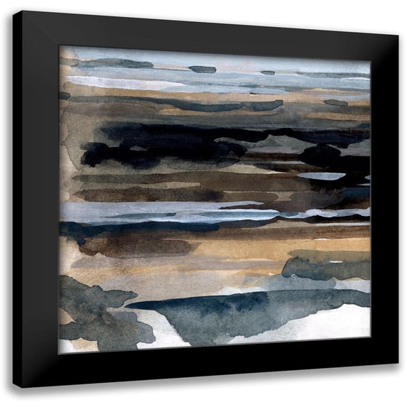 Caroline, Emma 15x15 Black Modern Framed Museum Art Print Titled - Fall Reflections I
