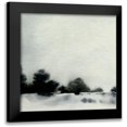 thumbnail image 1 of Caroline, Emma 15x15 Black Modern Framed Museum Art Print Titled - Ink Bloom Landscape II, 1 of 5