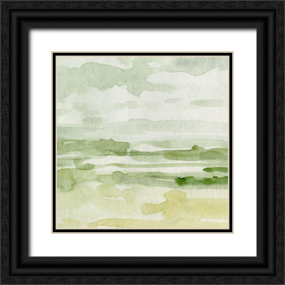 Caroline, Emma 15x15 Black Ornate Wood Framed with Double Matting Museum Art Print Titled - Northern Coast I
