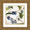 thumbnail image 1 of Caroline, Emma 15x15 Gold Ornate Wood Framed with Double Matting Museum Art Print Titled - Olives on the Branch IV, 1 of 4
