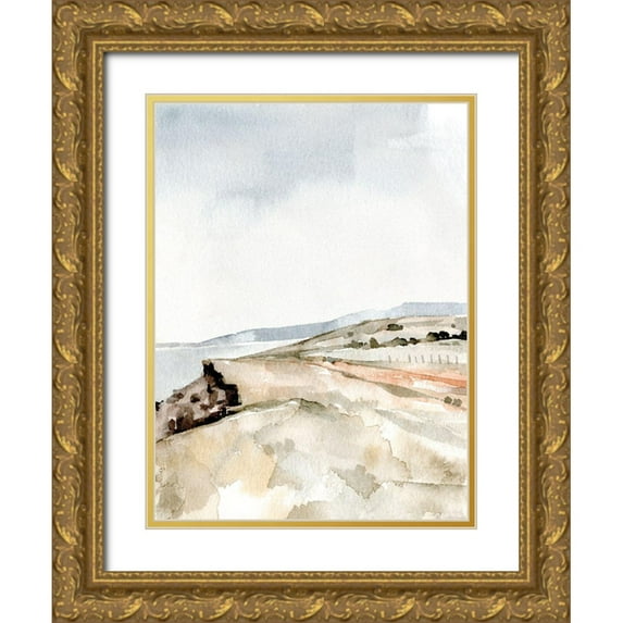 Caroline, Emma 15x18 Gold Ornate Wood Framed with Double Matting Museum Art Print Titled - Westport I