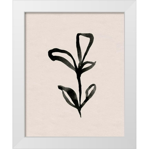 Caroline, Emma 15x18 White Modern Wood Framed Museum Art Print Titled - Autumn Gesture III