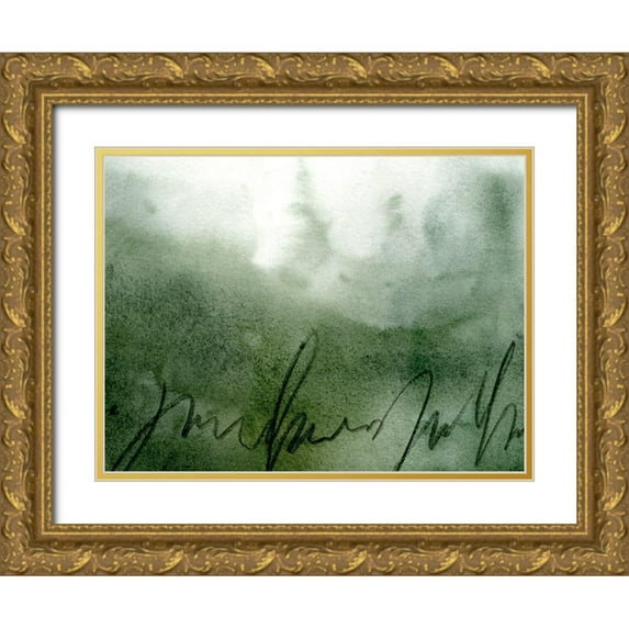 Caroline, Emma 18x15 Gold Ornate Wood Framed with Double Matting Museum Art Print Titled - Deep Sea Scribble III