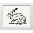 thumbnail image 1 of Caroline, Emma 18x15 White Modern Wood Framed Museum Art Print Titled - Resting Hare I, 1 of 4