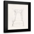 thumbnail image 1 of Caroline, Emma 19x24 Black Modern Framed Museum Art Print Titled - Chess Set Sketch IV, 1 of 5