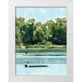 thumbnail image 1 of Caroline, Emma 19x24 White Modern Wood Framed Museum Art Print Titled - River Day II, 1 of 4
