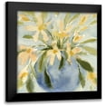 thumbnail image 1 of Caroline, Emma 20x20 Black Modern Framed Museum Art Print Titled - Basic Blooms II, 1 of 5