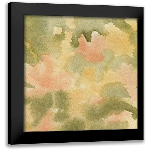Caroline, Emma 20x20 Black Modern Framed Museum Art Print Titled - Botanical Aura I