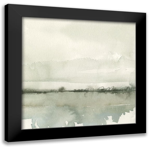 Caroline, Emma 20x20 Black Modern Framed Museum Art Print Titled - Winter Reflections II