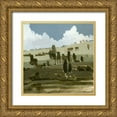 thumbnail image 1 of Caroline, Emma 20x20 Gold Ornate Wood Framed with Double Matting Museum Art Print Titled - Rolling Green II, 1 of 4