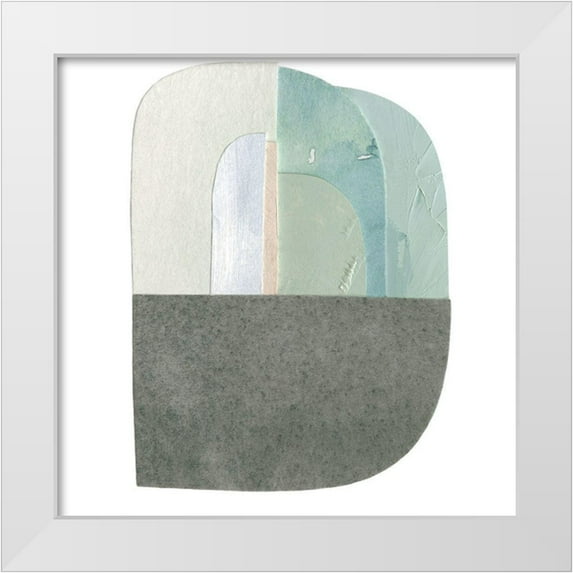 Caroline, Emma 20x20 White Modern Wood Framed Museum Art Print Titled - Morningtide IV