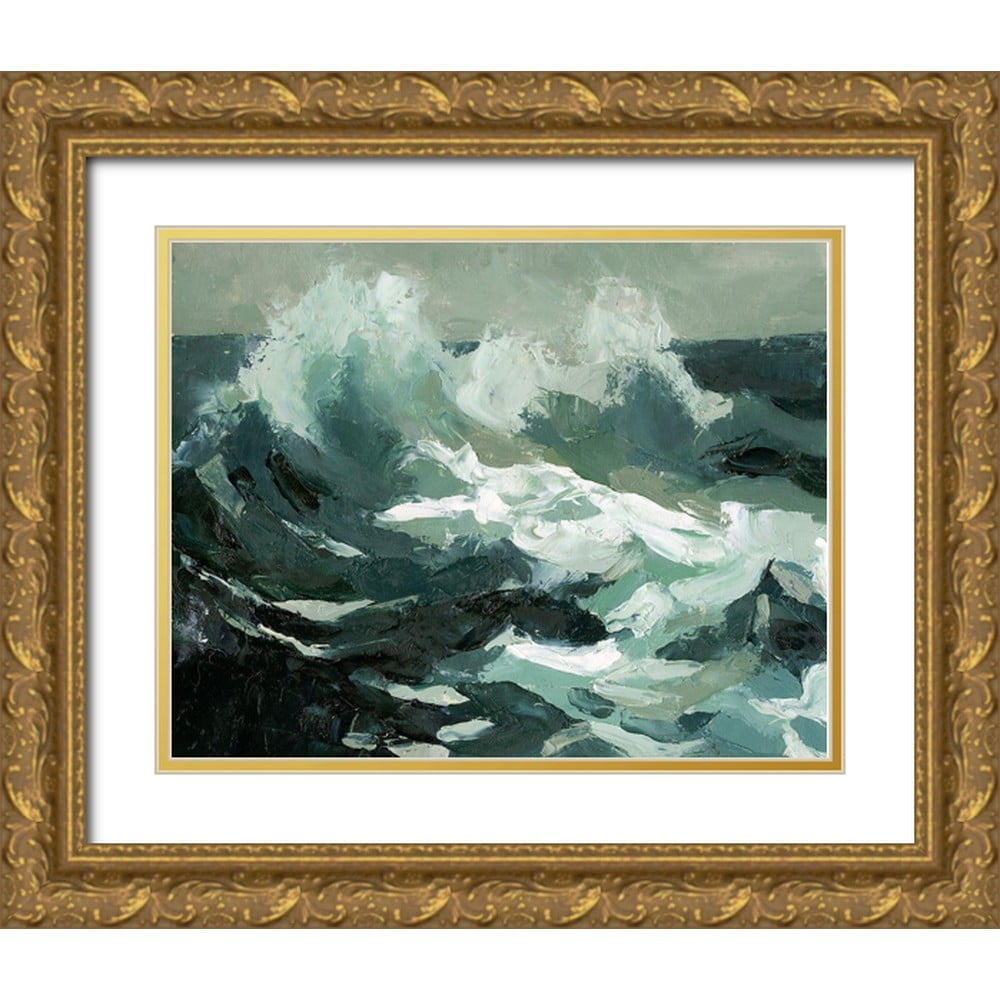 Caroline, Emma 24x20 Gold Ornate Wood Framed with Double Matting Museum ...