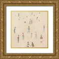 thumbnail image 1 of Caroline, Emma 26x26 Gold Ornate Wood Framed with Double Matting Museum Art Print Titled - Beach Goer IV, 1 of 4