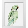 thumbnail image 1 of Caroline, Emma 26x32 White Modern Wood Framed Museum Art Print Titled - Bright Parrot Portrait II, 1 of 4