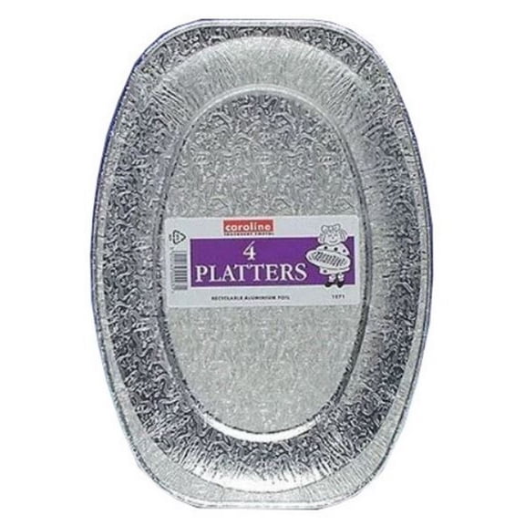 Caroline Foil Platter (Pack of 3)