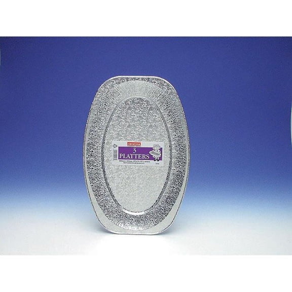 Caroline Foil Platters Medium 17'' 3pk 1072