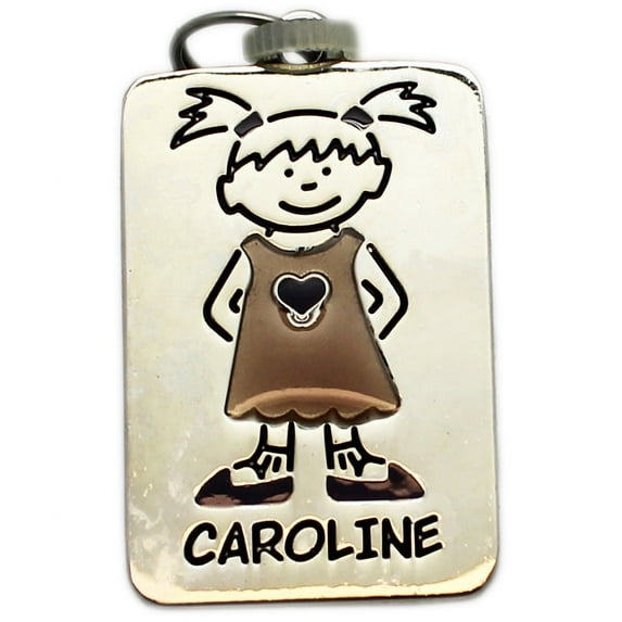 Caroline Name Tag Charm by Ganz