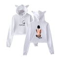 thumbnail image 1 of Caroline Polachek Welcome To My Island Cat Ear Hoodie Casual Bear Ear Sweatshirt, 1 of 2