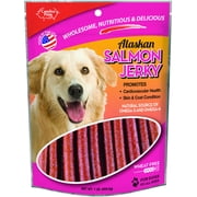 Caroline Prime Pet Alaskan Salmon Jerky Dog Treats, 1 lb