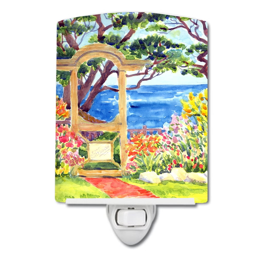 Caroline's Treasures 6039CNL Seaside Ceramic Night Light, 6x4x3", multicolor