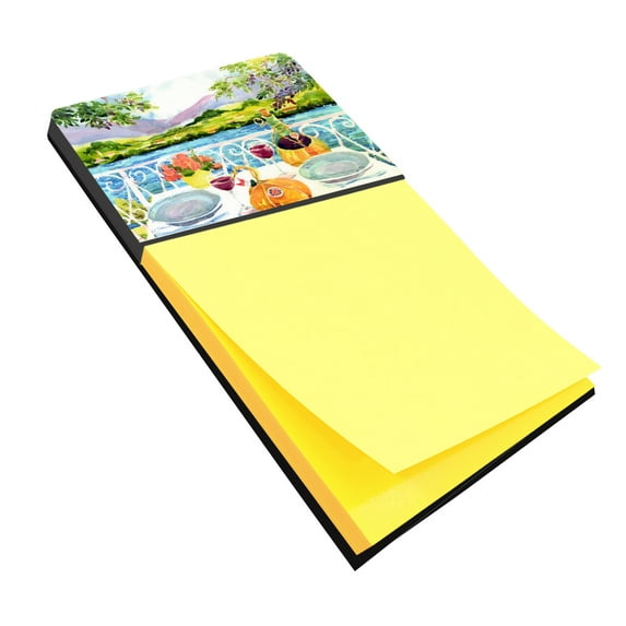 Caroline's Treasures 6139SN Afternoon of Grape Delights Wine Sticky Note Holder, Large, multicolor