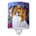 thumbnail image 1 of Caroline's Treasures 7041CNL Papillon Ceramic Night Light, 6x4x3", multicolor, 1 of 2