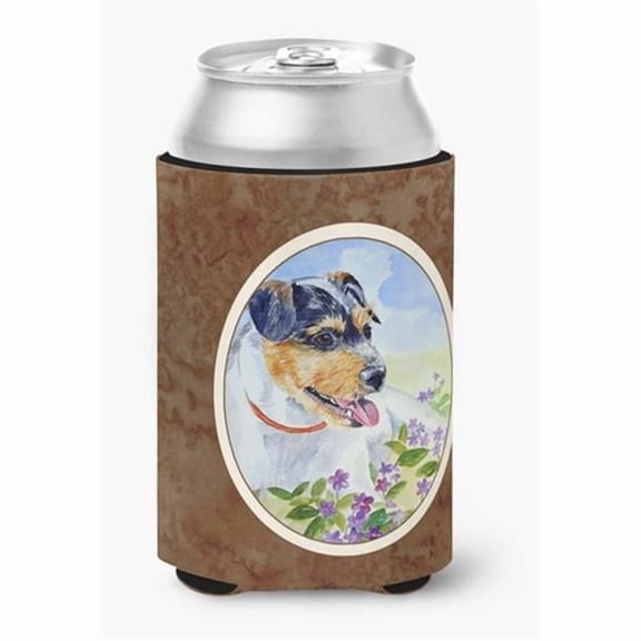 Caroline's Treasures 7106CC Jack Russell Terrier Can or Bottle Hugger, Can Hugger, multicolor
